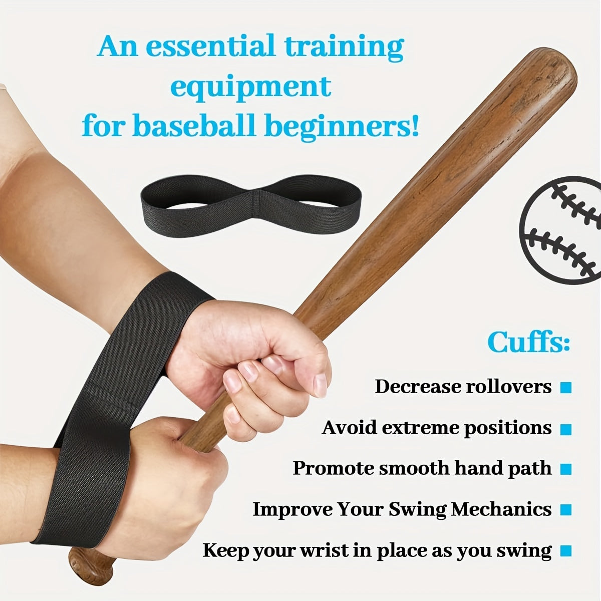 Baseball Swing Training Band Softball Batting Training Band