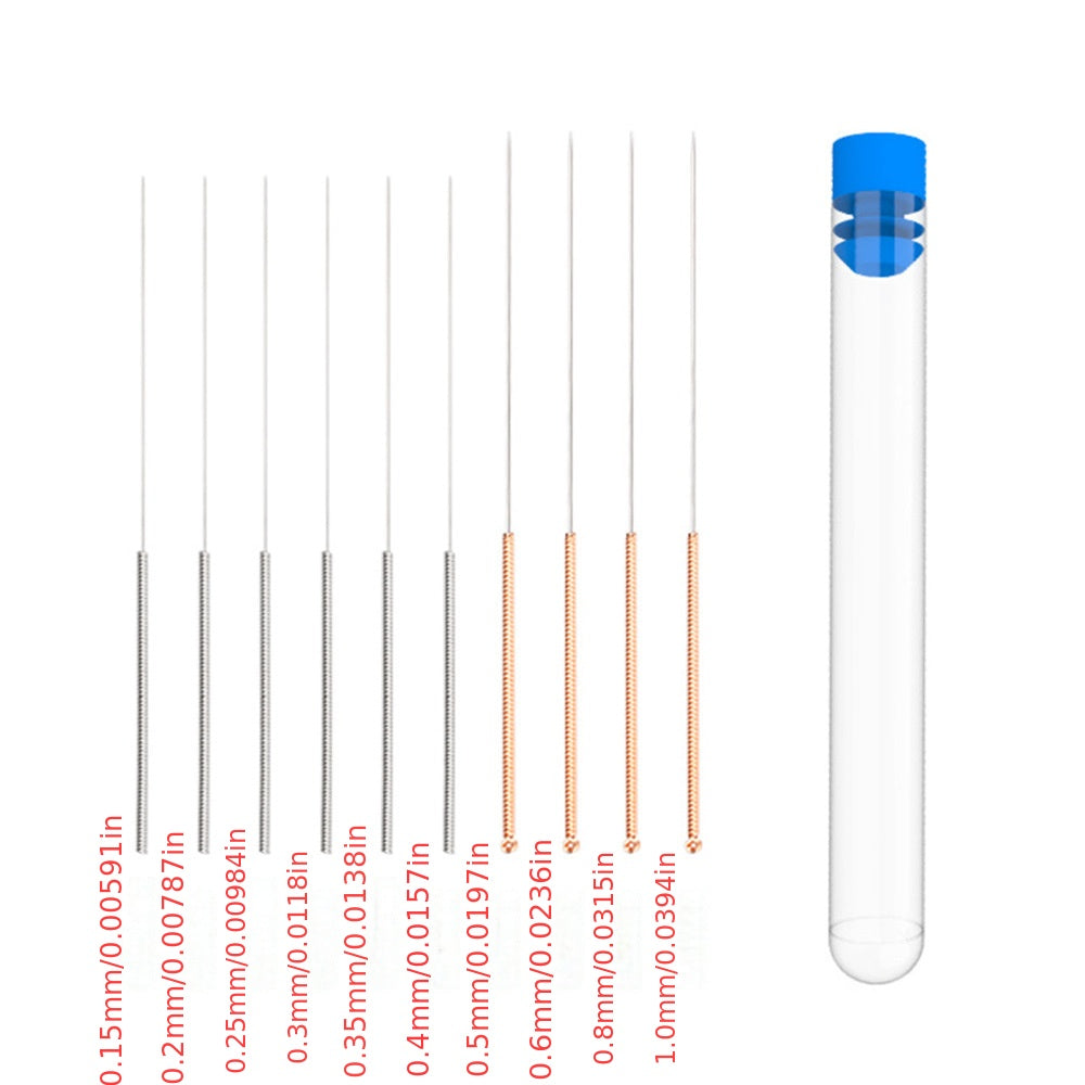 10pcs Wiper Nozzle Cleaning Needle 3D Printing Nozzle Cleaner