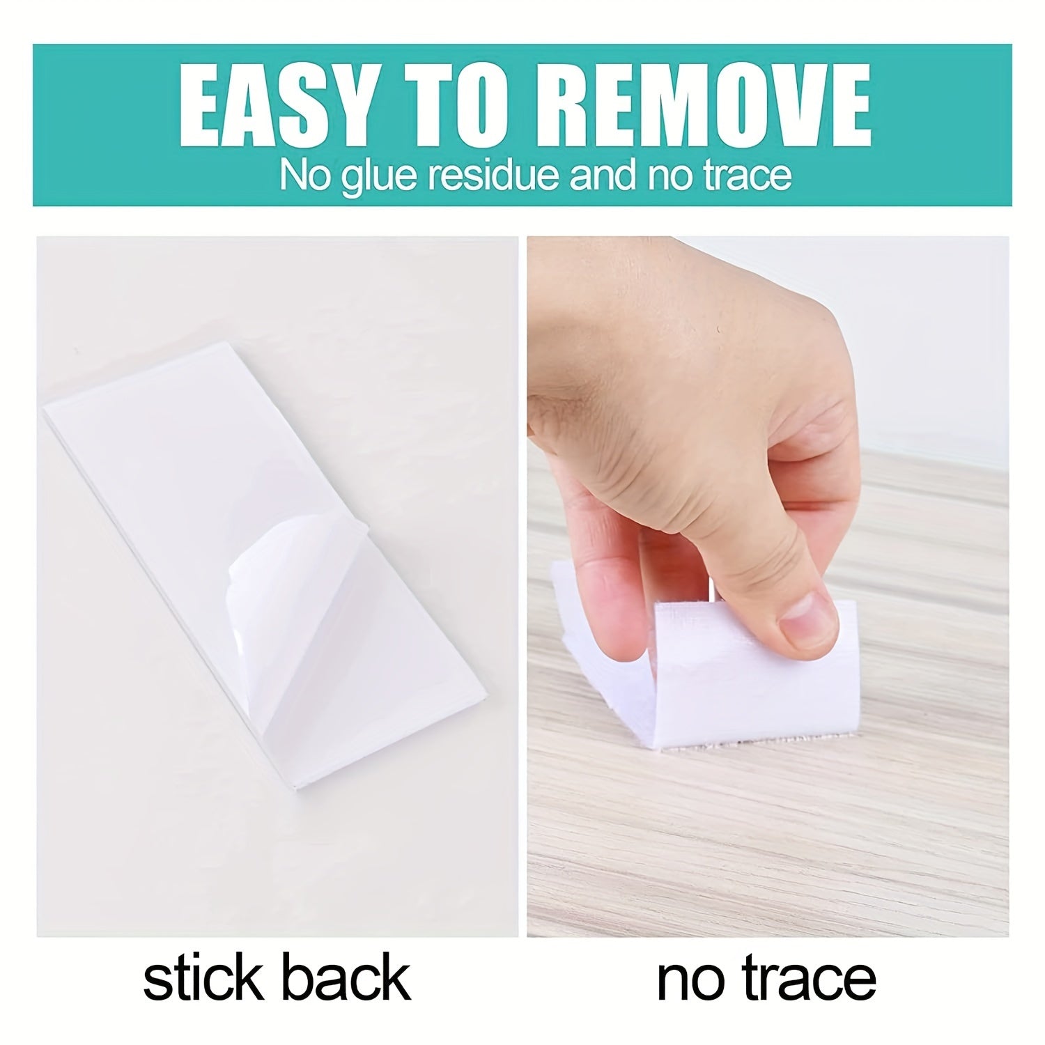 80pcs Strong Magic Self adhesive Nylon Industrial Double sided Stickers