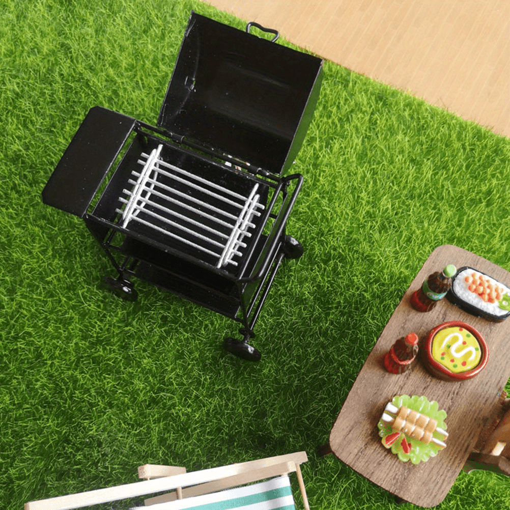 BBQ Grill House Toy Outdoor Cooking Model