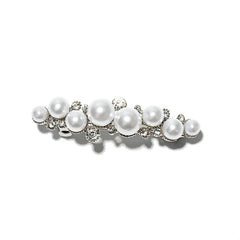 Crystal Rhinestone Pearl Hairpin Vintage Barrette Hairclip