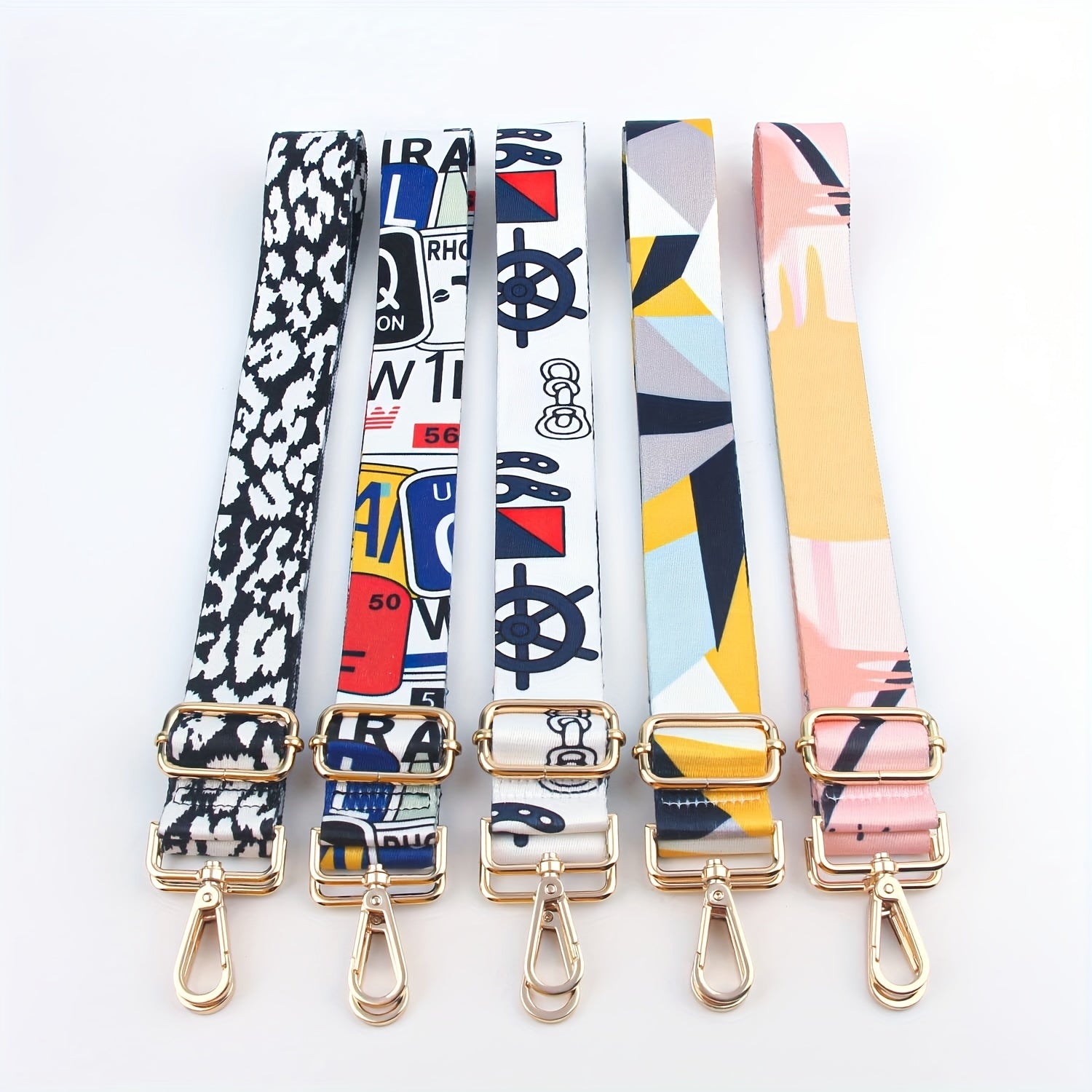 Pattern Bag Strap Wide Adjustable Shoulder Purse Strap