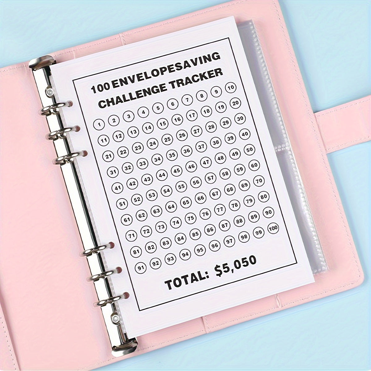 5 Cash Envelope Saving Budget Planner - Save $100