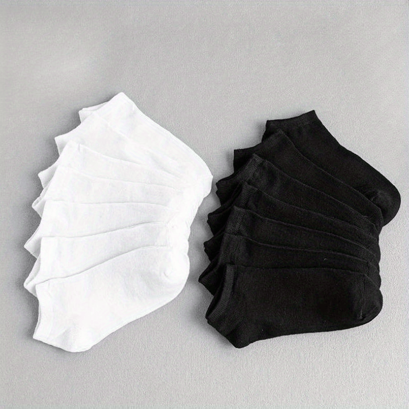 14 Pairs Soft Low Cut Ankle Socks Women's Stockings & Hosiery