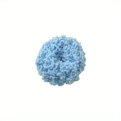 Colorful Luminous Plush Hair Ropes Bracelets Girls Ponytail Holder