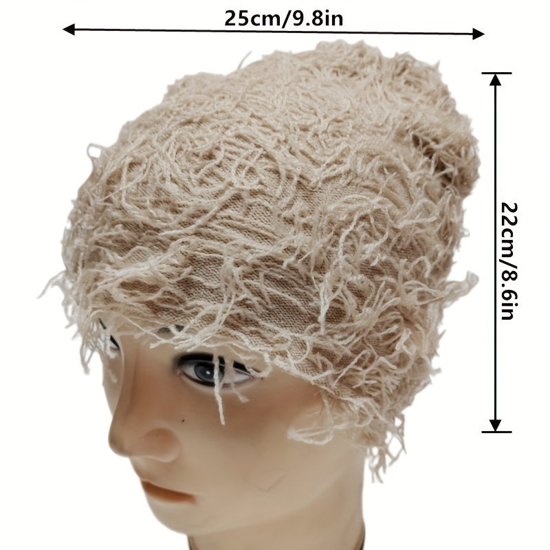 Unisex Ear Protection & Windproof Balaclava Cap - Solid Raw Decor