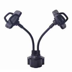 Universal Magnetic Car Cup Holder for 2 Phones 360&deg; Rotation