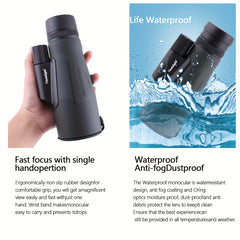 12x56 Monocular Telescope with Tripod for Adults - High Power HD Monocular