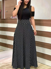  Floral Print Maxi Dress