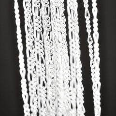 925 Sterling Silver Plate Chain Collar Necklace for DIY Jewelry