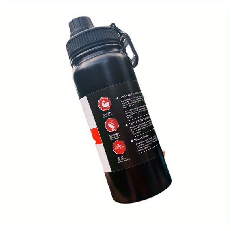 1000ml 32oz Stainless Steel Insulated Water Bottle with Spout Lid