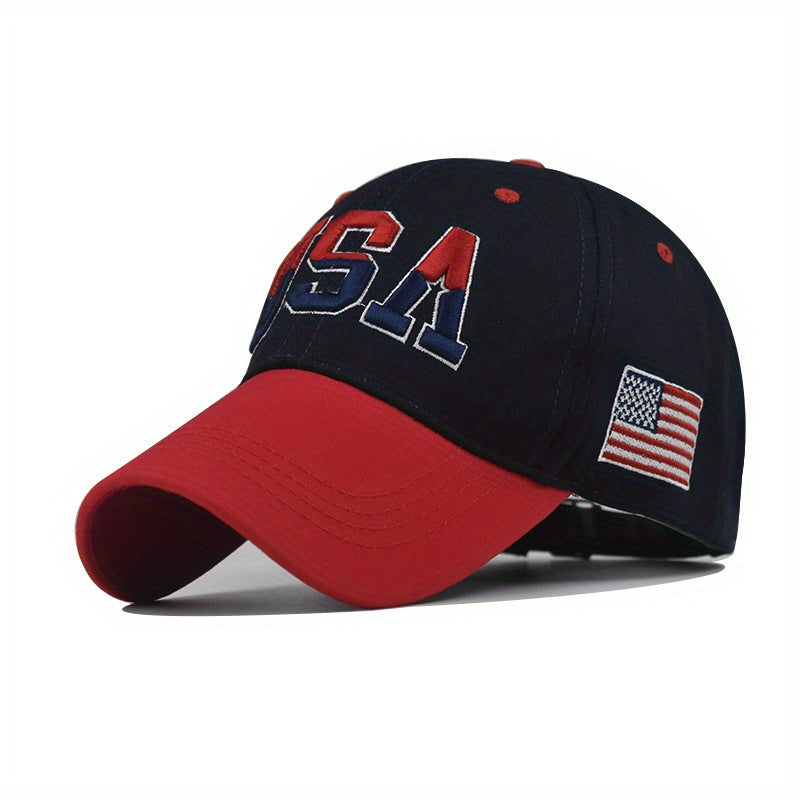 American Flag Baseball Cap Embroidered Hat for Men Women
