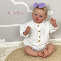 20 Inch Newborn Baby Doll Lifelike Reborn Awake Soft Touch Cuddly Doll