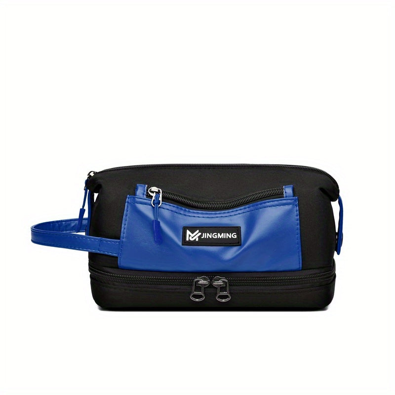 Portable Travel Storage Bag Dry Wet Separation Wash Toiletry Cosmetics Bag