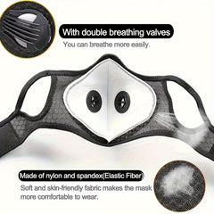 Winter Cycling Mask 10PCS Set Anti Fog Windproof Warm Mask Filtering Accessories
