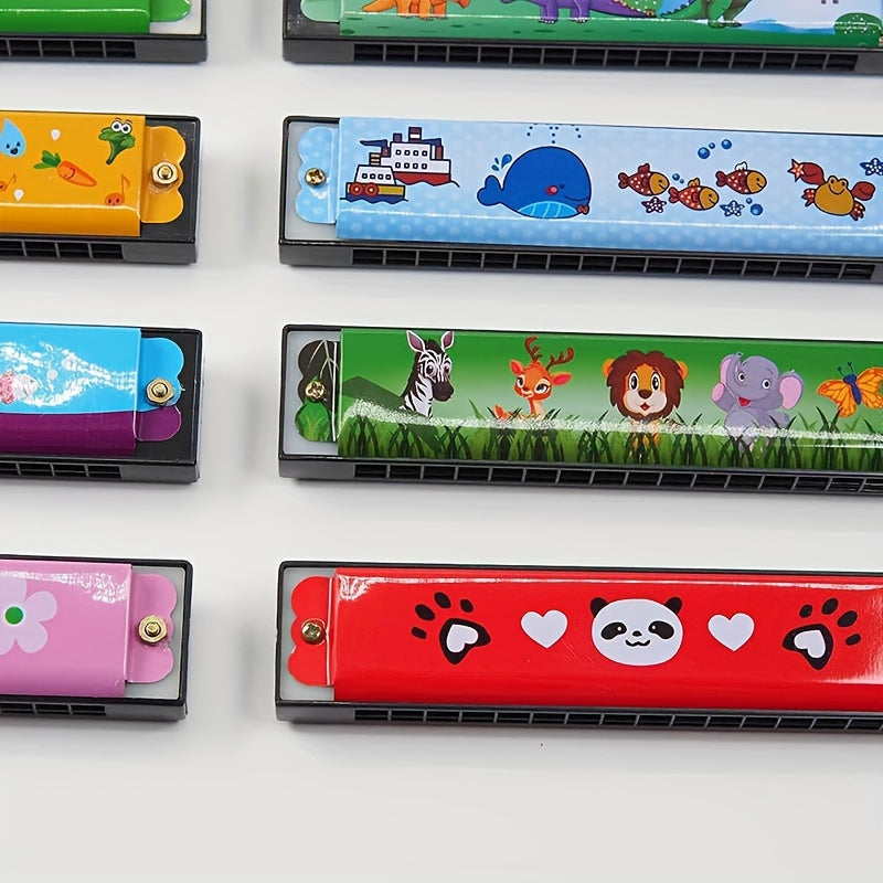 5pcs Harmonica Toy Gift 16 Holes Harmonicas Party Favor for Goodie Bags