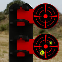 200pcs Adhesive Paper Targets for Shooting Range 7.62cm