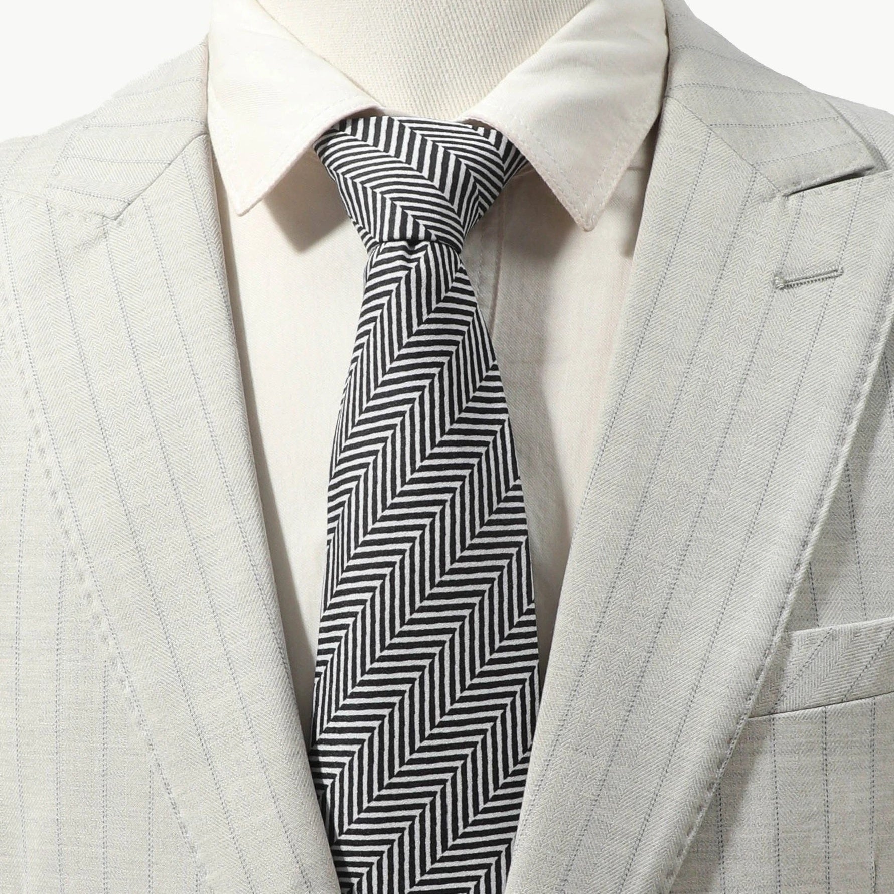 Men's Striped Jacquard Necktie Business Wedding Party Gift