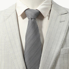 Men's Striped Jacquard Necktie Business Wedding Party Gift