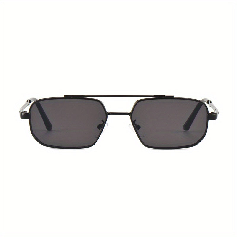 Small Square Frame Men's Sunglasses UV Protection Metal Sports Sunglasses