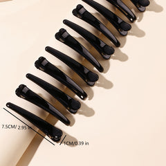 12pcs Snap Prong Hair Clips for Girls Hair Bows