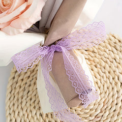 1roll Lace Ribbon Baking Cake Decoration Ribbon Gift Satin Ribbon