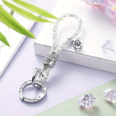Crystal Bling Car Keychain For Women Rhinestone Keychain Ring