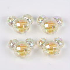 10pcs 16mm Faceted Acrylic Colored Beads DIY Necklace Bracelet Key Chain