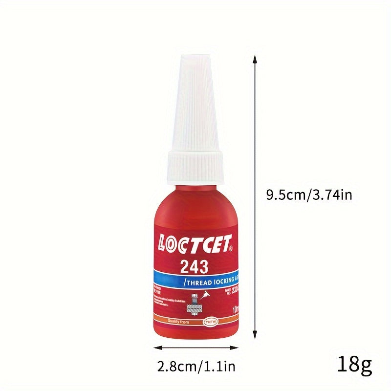 10ml Removable Threadlocker Lock Tight & Seal Fasteners