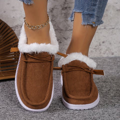 Women's Non slip Warm Sneakers Low Top Sport Shoes