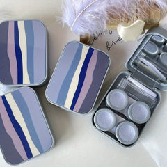 Summer Rainbow Portable Lens Box Care Box Storage