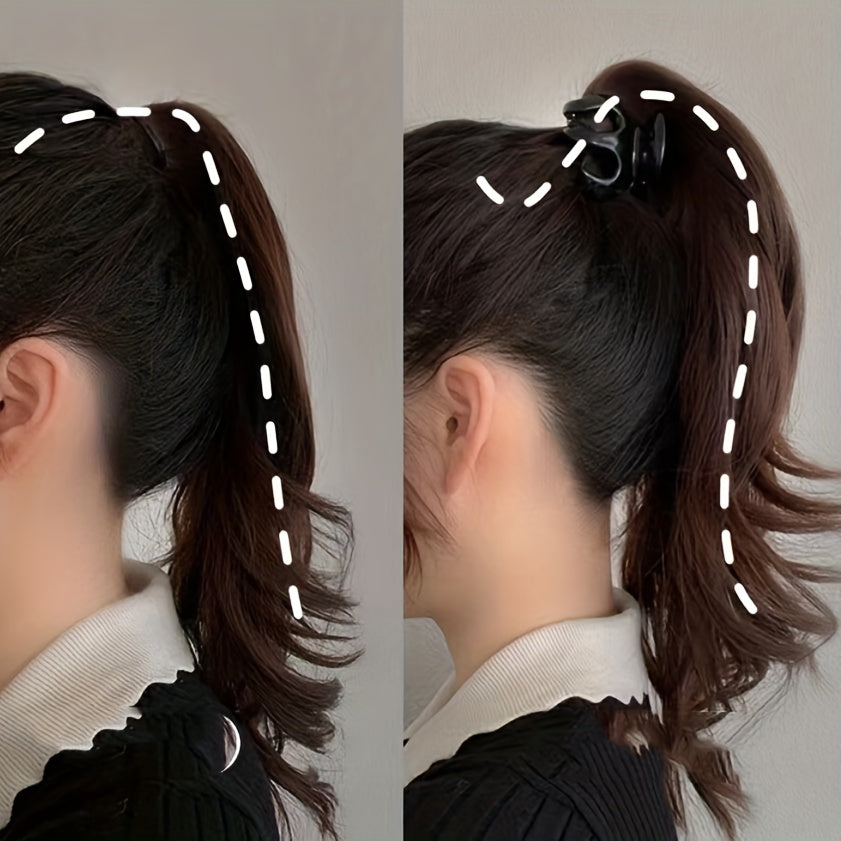 Small Octopus Hair Claw Ponytail Holder Solid Nonslip Hair Accessories