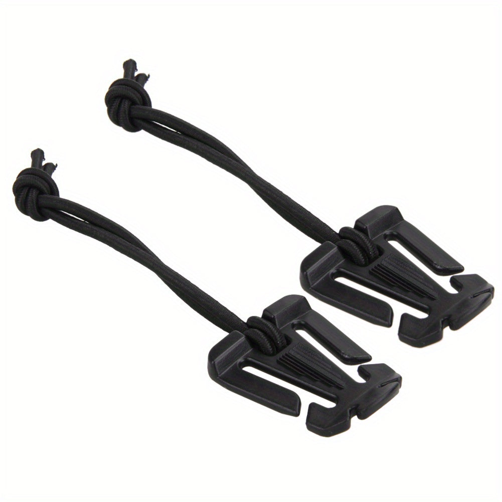 2pcs Webbing Backpack Buckle Quickdraws Carabiner Clip