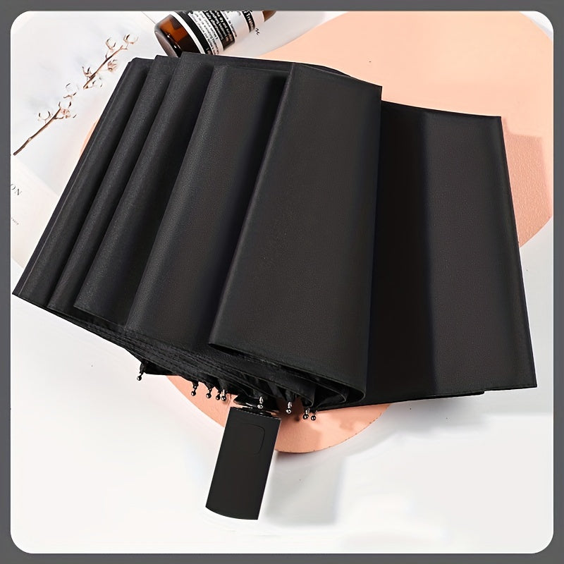 Ten Ribs Auto Open Close Travel Umbrella