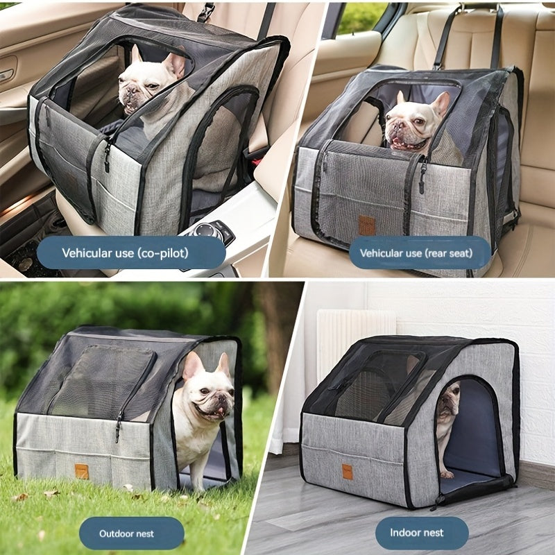Foldable Waterproof Pet Cage for Comfort and Security