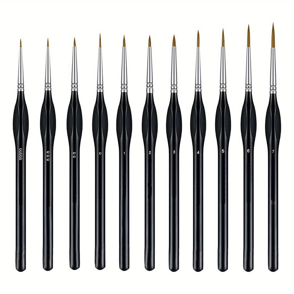 11pcs Fine Detail Brush Set Micro Paint Brush For Fine Detail And Art Painting