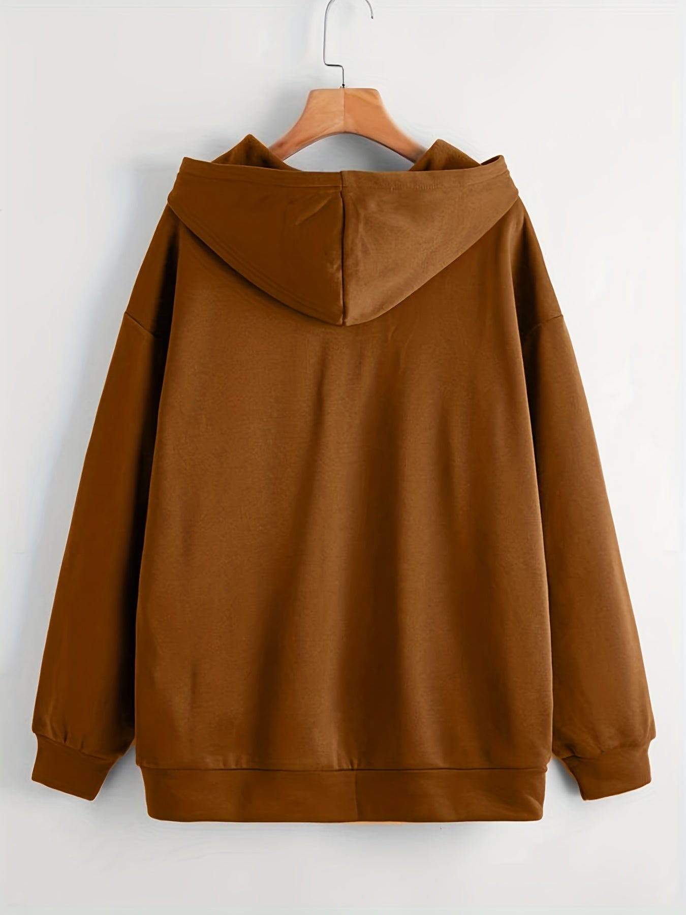 Skull Graphic Hooded Sweatshirt Zip-Up Hoodie