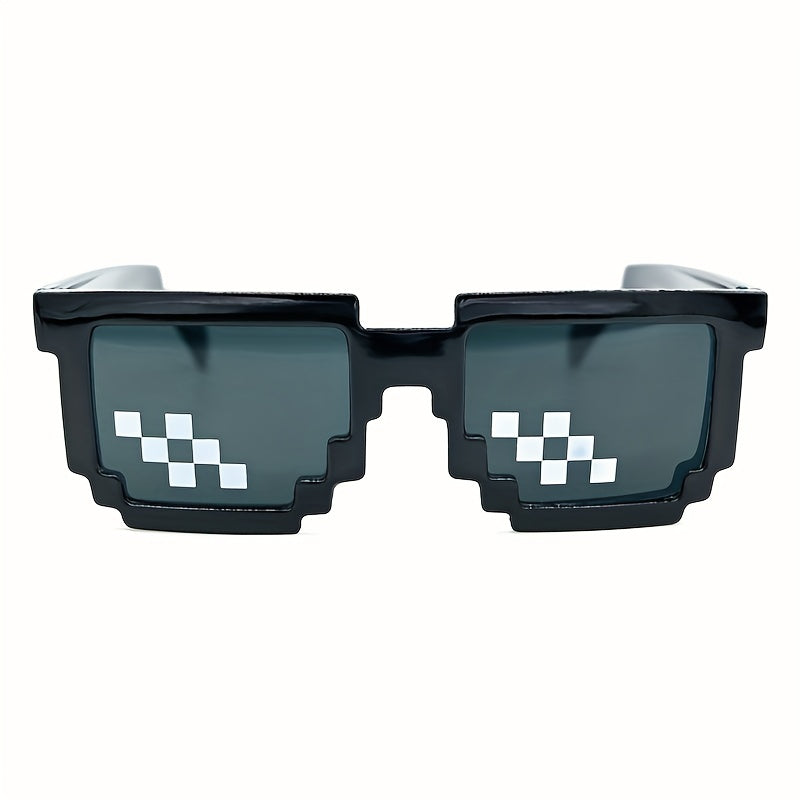 Funny Mosaic Glasses Men's Sunglasses for Traveling Party Gift