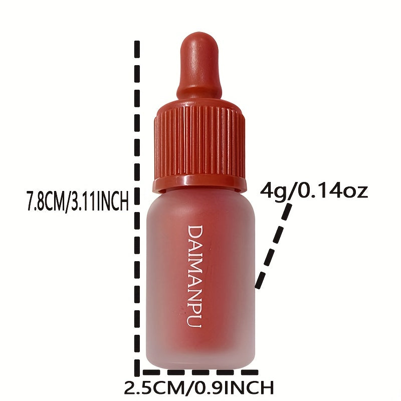 6 Colors Matte Velvet Lip Gloss Red Tone