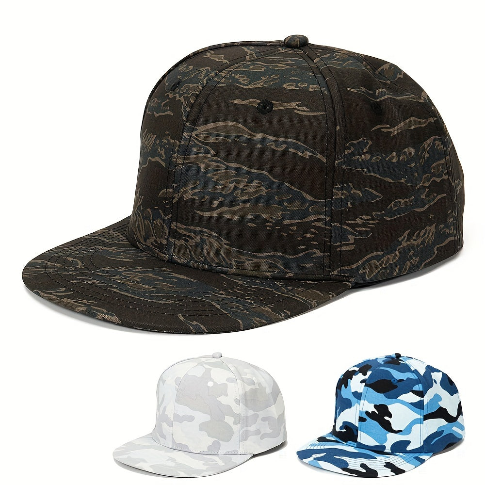Camouflage Snapback Cap Hip Hop Street Baseball Hat Outdoor Sports