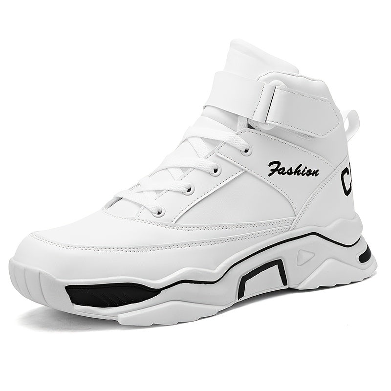 Men's Elevator Casual Shoes Hook And Loop Fastener