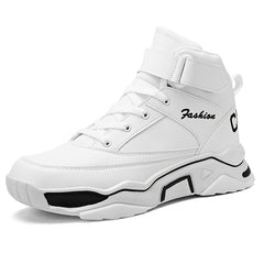 Men's Elevator Casual Shoes Hook And Loop Fastener