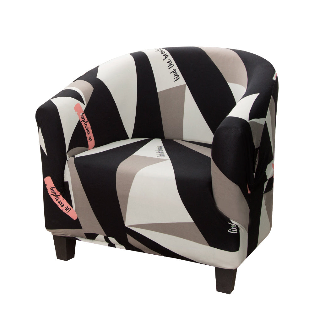 Stretch Barrel Chair Cover Spandex Armchair Slipcover