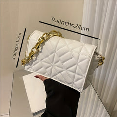 Minimalist Quilted Shoulder Bag All Match Underarm Bag