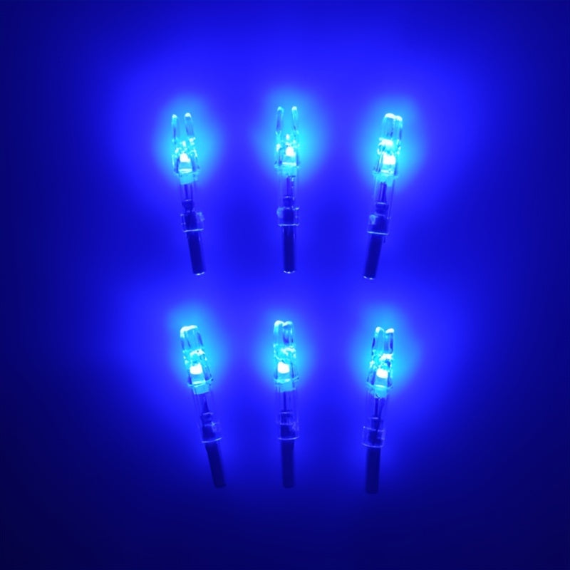 6pcs Lighted Nock For Arrows LED Nocks for Archery Night