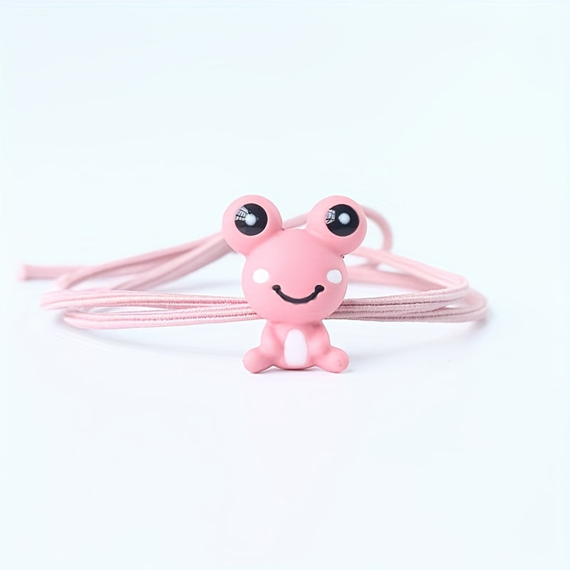 Frog Hair Tie Seamless Hair Rope Elastic Ponytail Holder Hair Accessories