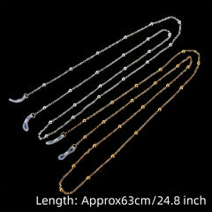 Bead Decor Glasses Chain Anti Slip Sunglasses Lanyard Stylish Eyewear Retainer