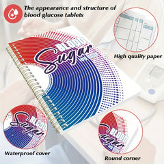 Blood Sugar Record Book for Elders, Daily Health Tracker