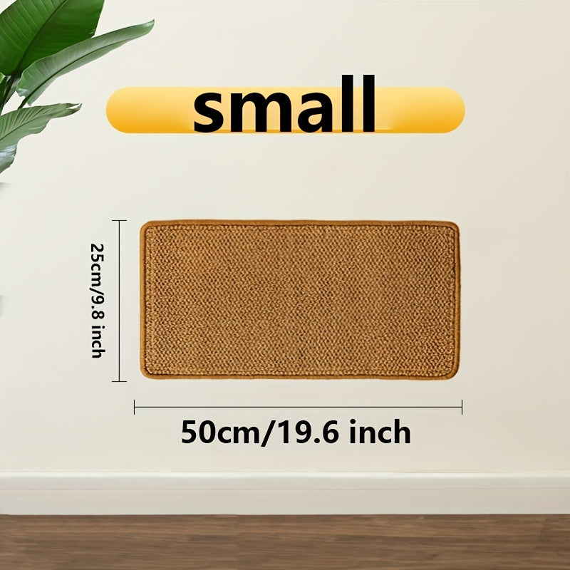 Sisal Cat Scratcher Mat with Magic Stickers