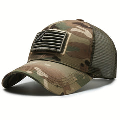 Outdoor Camouflage Embroidery Baseball Cap Fisherman Hat Sun Hat